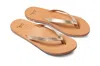 Beek Women's Seabird Leather Sandals In Platinum/honey In Multi