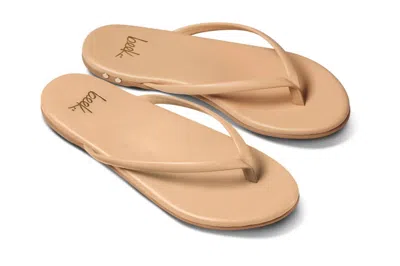 BEEK WOMEN'S SUNBEAM LEATHER FLIP FLOP SANDAL IN BEACH