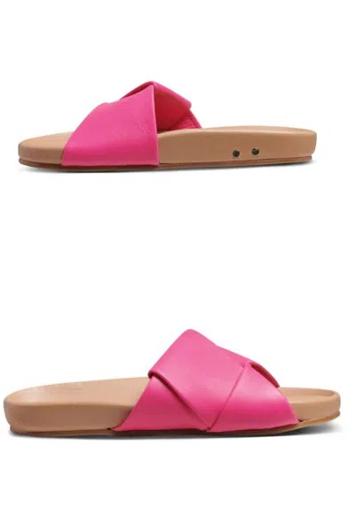 Beek Women's Tori Slide Sandal In Azalea And Beach In Multi
