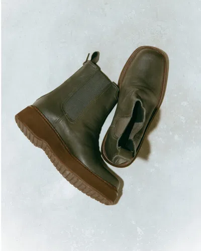Beek Worker Boot - Olive | Leanne Ford By , Leather In Multi