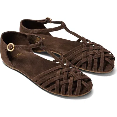 Beek Wren Leather Sandal In Brown