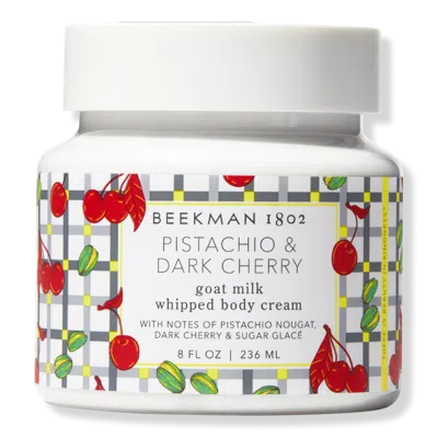 Beekman 1802 Goat Milk Whipped Body Cream - Pistachio & Dark Cherry