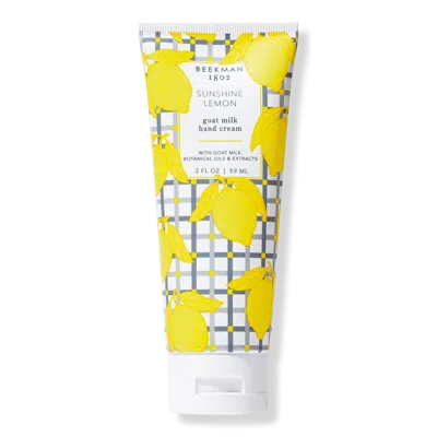 Beekman 1802 Travel Size Goat Milk Hand Cream - Sunshine Lemon