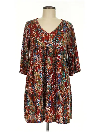 Pre-owned Beeson River Casual Dress In Brown