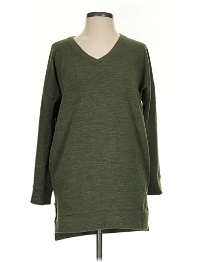 Pre-owned Beeson River Pullover Sweater In Green