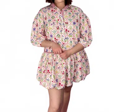 Beeson River Women's The Esther Bubble Dress In Pink In Multi
