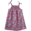 Beet World Kids'  Betty Girls Smocked Strap Dress In Pink