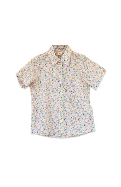 Beet World Kids'  Collar Shirt In Multi