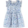 Beet World Kids'  Girls Ana Dress With Ruffles In Vintage Blue