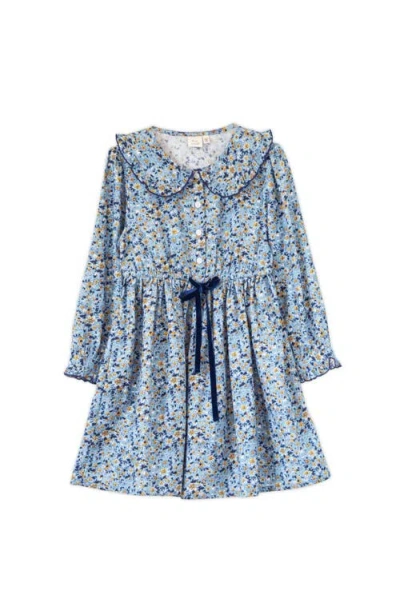Beet World Little Kid Adelaide Velvet Tie Dress