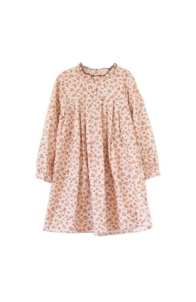 Beet World Little Kid  Myrtle Pleated Dress In Pink