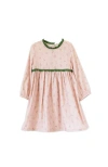 Beet World Kids'  Priya Dress With Lace Trim In Pink