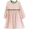 Beet World Babies'  Priya Dress With Lace Trim In Pink