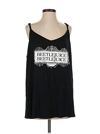 Pre-owned Beetlejuice Tank Top Black Strapless Neckline Tops