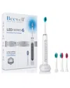 Beewell Whitening Electric Sonic 4-in-1 Toothbrush In White