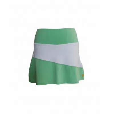 Befitnesslou Women's Green / White Green & White Tenis Skirt