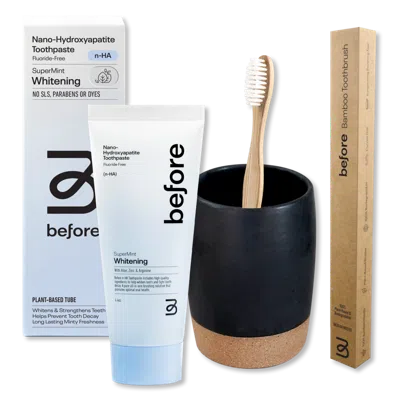 Before Oral Care Before Bathroom Makeover With Black Cup