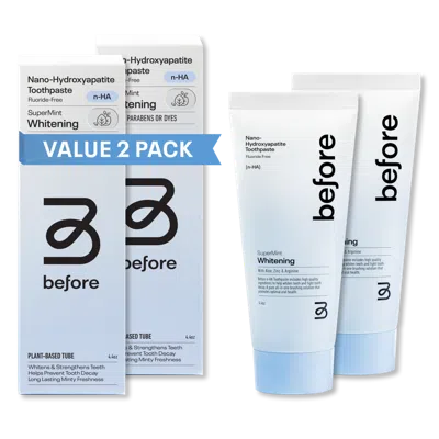 Before Oral Care Before N-ha Supermint Whitening 2-pack