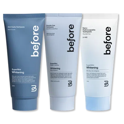 Before Oral Care Before Supermint 3-pack In Transparent