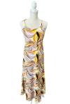 Before You A Sweet Song Dress In Light Pink/orange In Multi