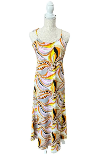 Before You A Sweet Song Dress In Light Pink/orange In Multi