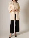 Before You Butter Modal Oversized Cardigan In Eggshell In White