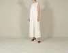 Before You Buttermilk Collection Binding Detail Jumpsuit In Cream In White