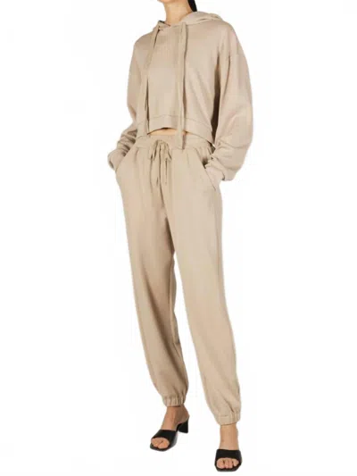 Before You Collection Butter Modal Joggers In Taupe In Gray