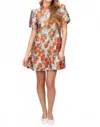 Before You Collection Holland Spring Dress In Orange Multi In Multi
