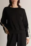 Before You Collection Layered Long Sleeve In Black/ White