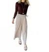 Before You Collection Wide Leg Pants In Taupe In Grey