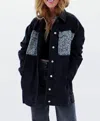 Before You Get It Oversized Shacket In Leopard Pattern In Black