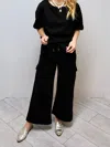 Before You Let's Go Somewhere Bottom Pants In Black In Black