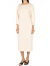 Before You Modal Midi Dress In White In White