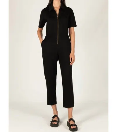 Before You Zip Up Jumpsuit In Black