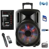 Befree Sound 12 Inch Bluetooth Rechargeable Party Speaker With Illuminatiing Lights In Black