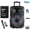 Befree Sound 12 Inch Bluetooth Rechargeable Party Speaker With Illuminatiing Lights In Black