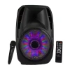 Befree Sound 15 Inch Bluetooth Tailgate Speaker With Sound/volume Reactive Lights In Black