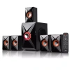 Befree Sound 5.1 Channel Surround Sound Bluetooth Speaker System- Orange In Orange
