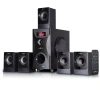 Befree Sound 5.1 Channel Surround Sound Bluetooth Speaker System In Black In Black