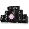 Befree Sound 5.1 Channel Surround Sound Bluetooth Speaker System In Black In Black