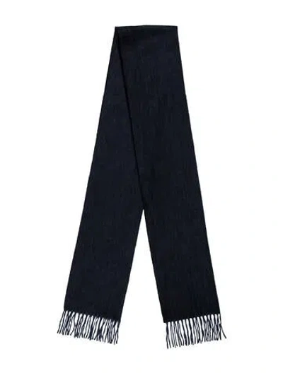 Pre-owned Begg & Co Cashmere Scarf In Blue