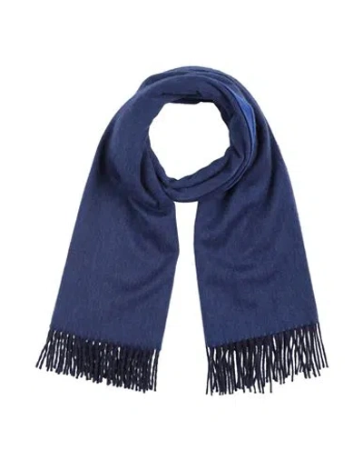 Begg & Co Woman Scarf Blue Size - Cashmere