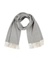 Begg & Co Woman Scarf Grey Size - Cashmere