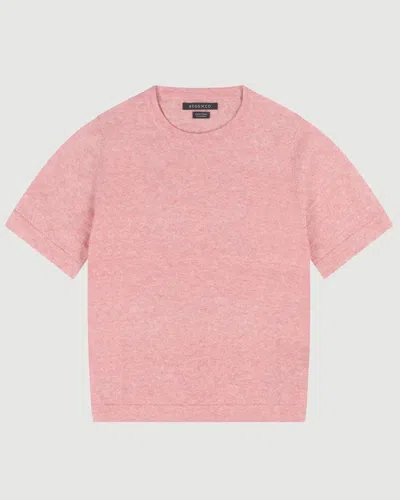 Begg X Co Abbie Cashmere T-shirt In Pink