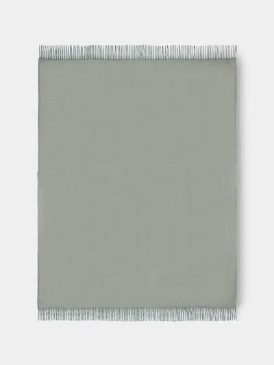 Begg X Co Arran Cashmere Throw (72in/1.8m) In Green