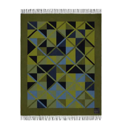 Begg X Co Cashmere Dallas Marquet Throw In Green