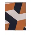 Begg X Co Cashmere Kintail Cubist Throw In Navy