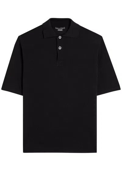 Begg X Co Cashmere Polo Shirt In Black