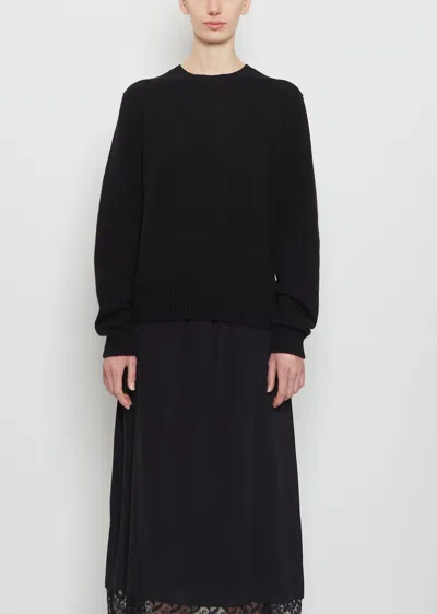 Begg X Co Hepburn Cashmere Crewneck In Black